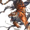 Tiger Artwork paint by numbers