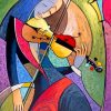 Violin Player Art Paint By Number