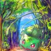 Aesthetic Bulbasaur Art paint by numbers
