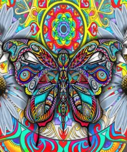 Bohemian Butterfly Paint By Numbers