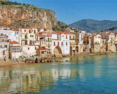 Cefalu Sicily Paint By Numbers