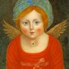Angel Primitive Woman paint by numbers