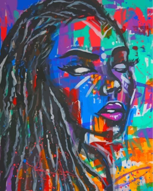 Black Woman Paint By Numbers