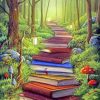 Books Path Art paint by numbers