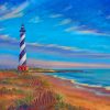 Cape Hatteras Lighthouse paint by numbers