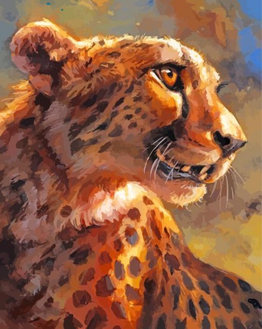 Cheetah Art Paint By Numbers