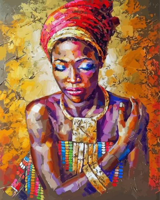 Cool Black Woman Paint By Numbers
