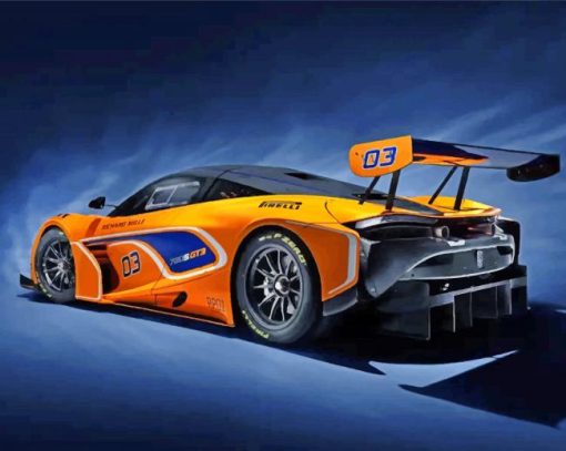 Cool Racing Car Paint By Numbers