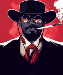 Django Unchained paint by numbers
