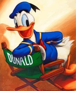 Donald Duck Paint By Numbers
