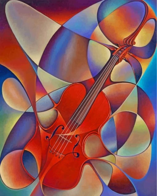 Dynamic Violin Paint By Numbers