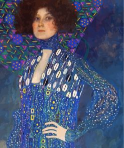 Emilie Floge Klimt paint by numbers