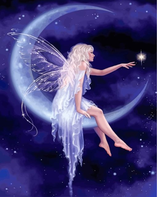 Fairy Moon paint by numbers