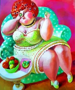 Fat Woman paint by numbers