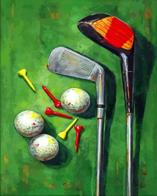 Golf Essentiels paint by numbers