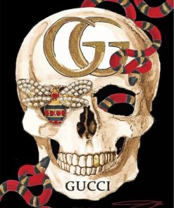 Gucci Skull Paint By Numbers