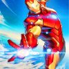 Iron Man painting by numbers