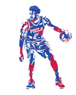 Joel Embiid paint By Numbers