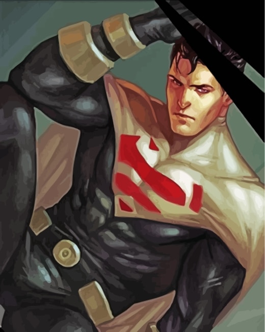 Justice Lord Superman paint by numbers