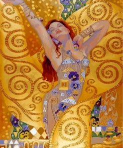Woman By Klimt paint by numbers
