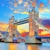 London England Tower Bridge paint by numbers