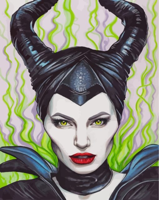 Maleficent paint by numbers