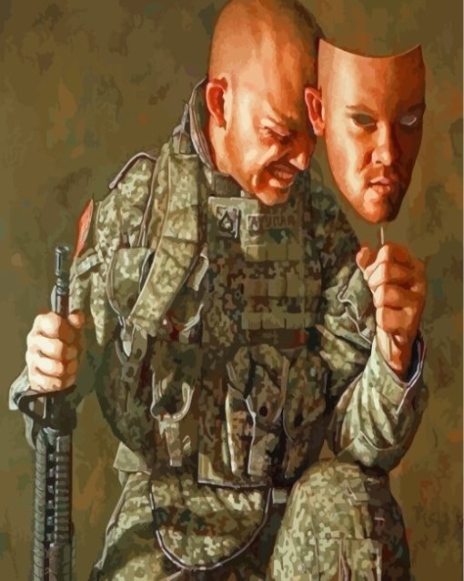 Military Mental Health Paint By Numbers