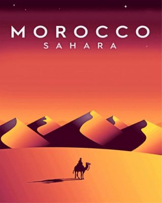 Morocco Sahara paint by numbers