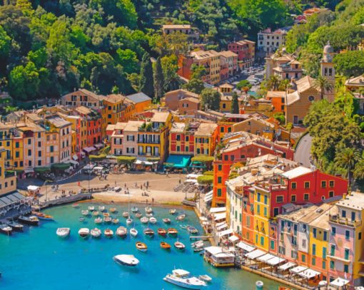 Portofino Italy paint by numbers