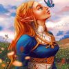 Princess Zelda Breath Of The Wild Paint By Numbers