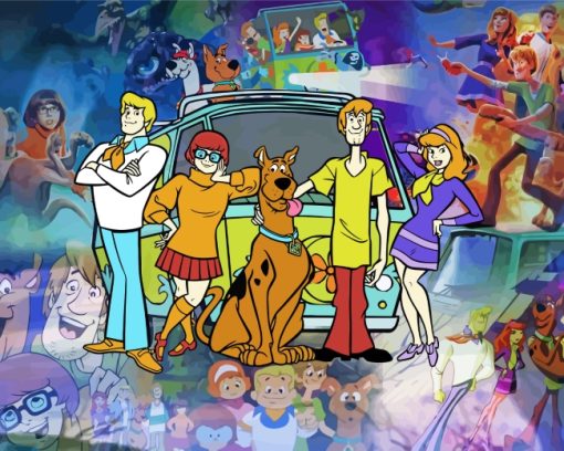 Scooby Doo Animations paint by numbers