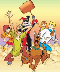 Scooby Doo Team ppaint by numbers