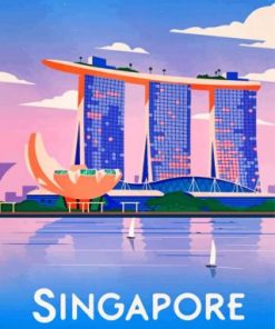 Singapore Illustration Paint by numbers