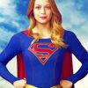 Supergirl Poster paint by numbers
