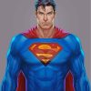 Superman Hero paint by numbers
