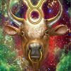 Taurus Zodiac painting by numbers