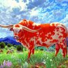 Texas Longhorn Paint By Numbers