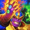 Thanos Marvel Comics Art paint by numbers