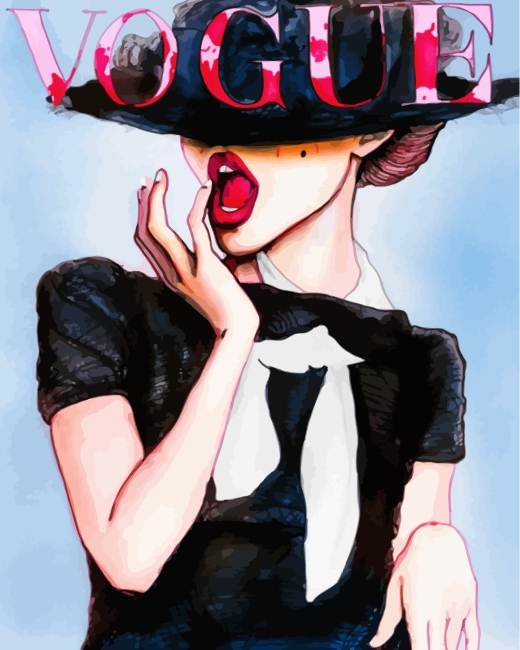 Vogue Woman Paint By Numbers