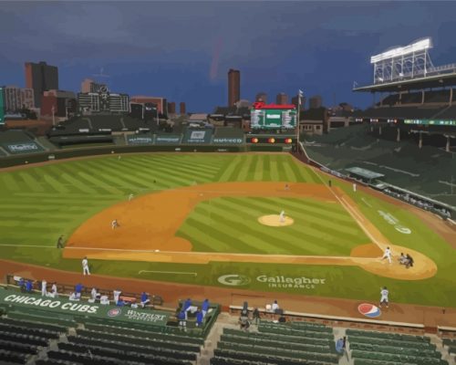 Wrigley Field Chicago Paint By Numbers