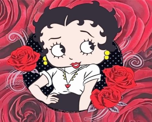 Adorable Betty Boop Paint By Numbers