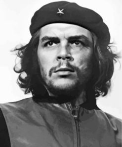 Monochrome Che Guevara paint by numbers