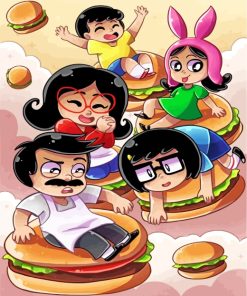 Bobs Burgers Illustration Paint By Numbers