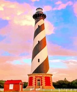 Cape Hatteras Lighthouse Paint By Numbers