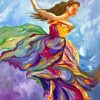 Dancing Woman Art Paint By Numbers