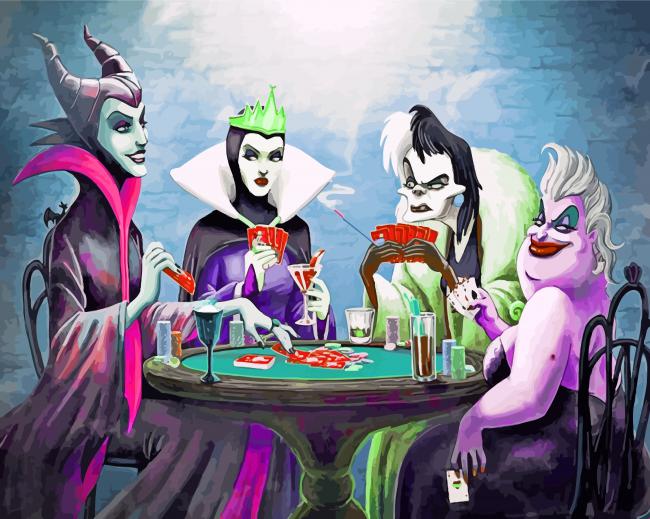 Disney Villains Paint By Numbers - Painting By Numbers