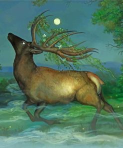 Fantasy Elk Paint By Numbers