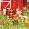 Animals In Farm paint by numbers