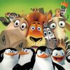 Madagascar Animated Movie paint by numbers