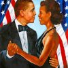 Obama And His Wife Paint By Numbers